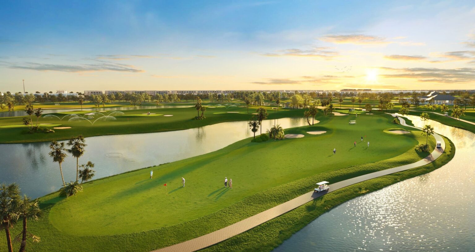 Sân Golf đẳng cấp thế giới Sân Golf quốc tế tại Vinhomes Green Paradise