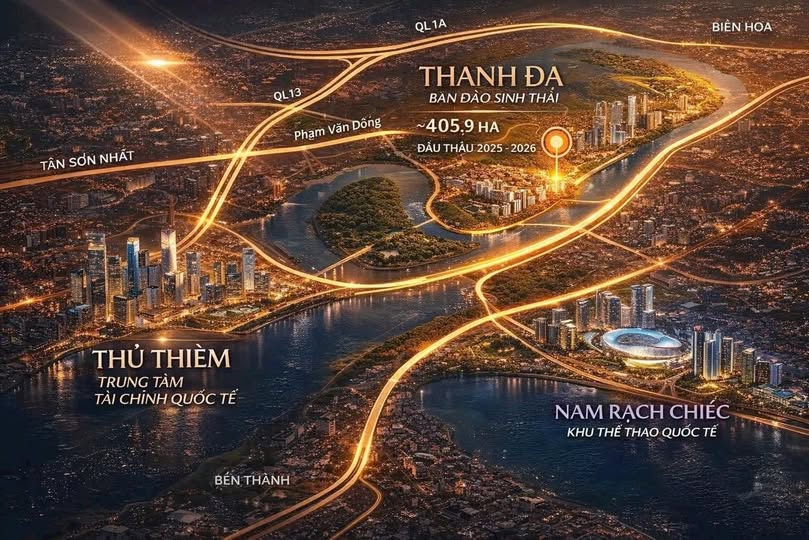 Phối cảnh dự án Masteri Peninsula Thanh Đa