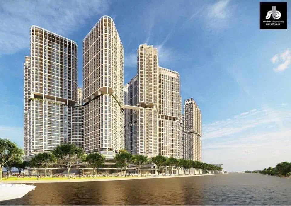 Tầm nhìn Panorama từ căn hộ Masteri Peninsula Thanh Đa