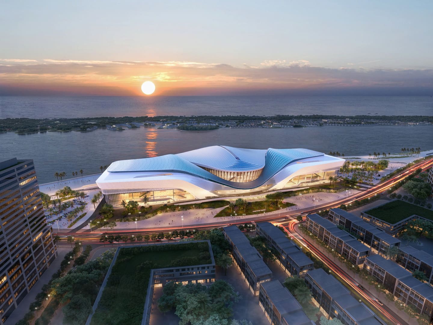 Nhà hát Sóng Xanh Vinhomes Green Paradise Cần Giờ Biểu tượng nhà hát vinhomes green paradise cần giờ