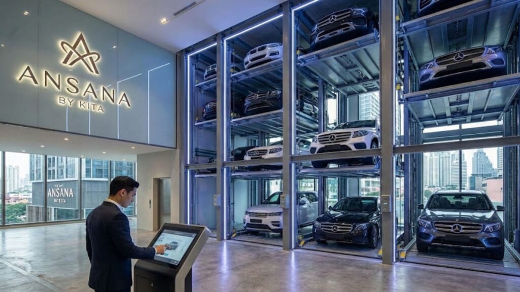 Công nghệ giữ xe treo thông minh tại Ansana By Kita: Bước tiến của căn hộ hạng sang